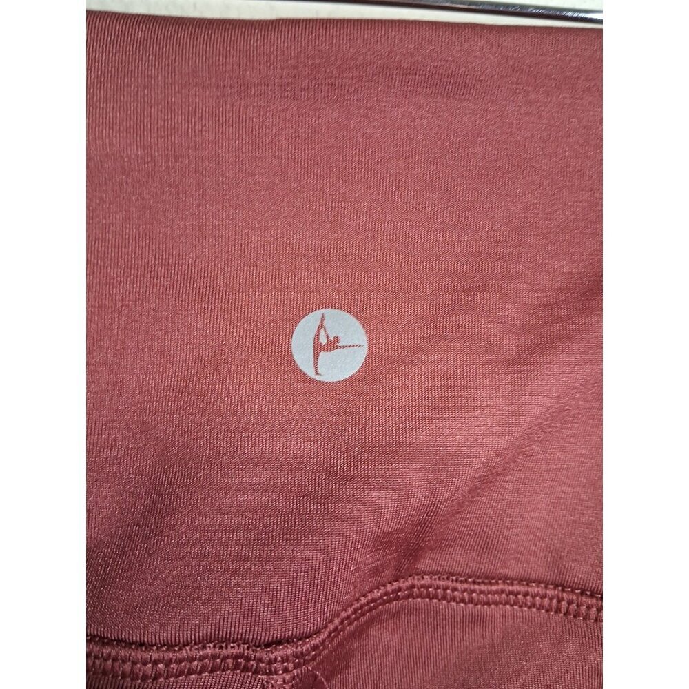 NWOT 90 Degrees by Reflex Leggings Yoga Gym Workout Athletic Copper Size Medium - Picture 4 of 7